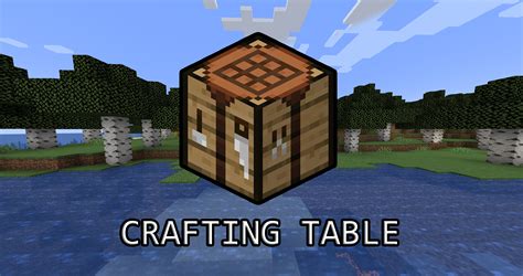 minecraft how to use crafting table