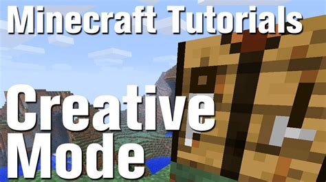 minecraft how to use creative mode