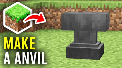 minecraft making an anvil