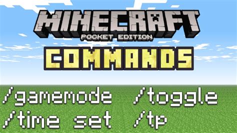 Minecraft Pe Commands 2015