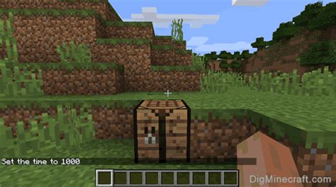 minecraft set time command