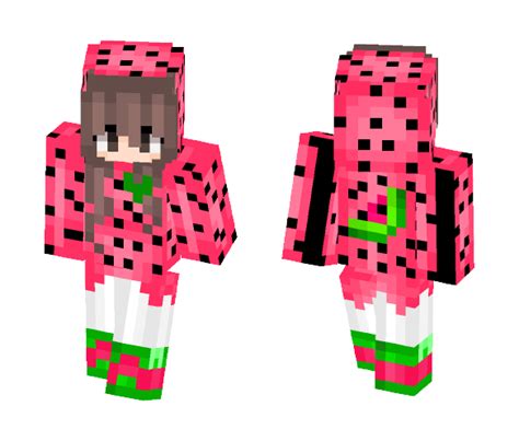 minecraft watermelon girl skin