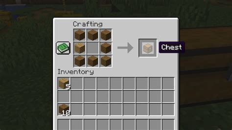 minecraft wiki how to make a chest