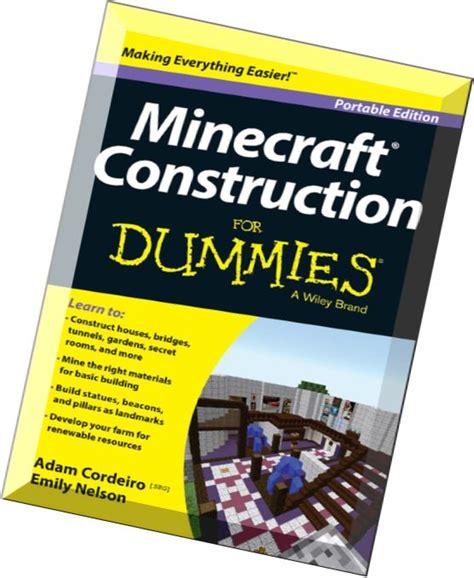 Read Online Minecraft Construction For Dummies Portable Edition For Dummies Series 