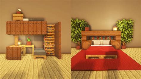 Minecraft Cool Bed Design  template