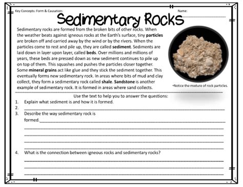 Minerals Reading Comprehension Worksheet Edhelper 4th Grade Minerals Worksheet - 4th Grade Minerals Worksheet
