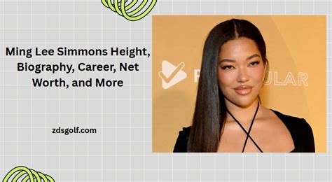 ming lee simmons biography template