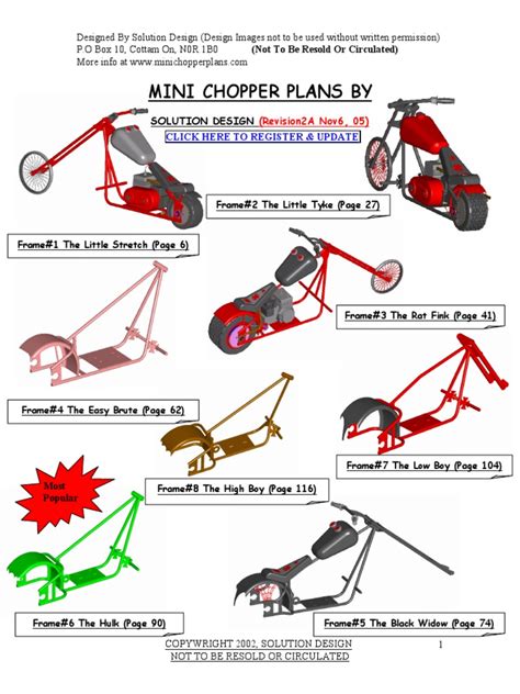 mini chopper plans