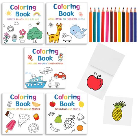 mini coloring books