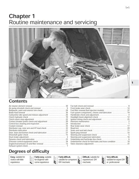 Mini Cooper Maintenance Manual