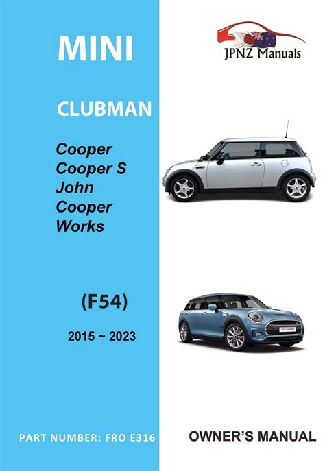 Mini Coopers User Manual