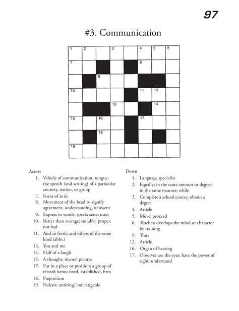The New York Times crossword is available in