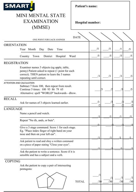 Mini Mental State Exam