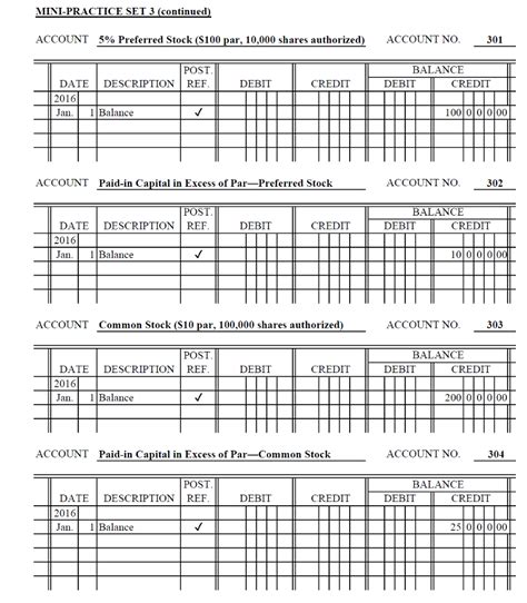 Mini Practice Set 3 Accounting Answers Result