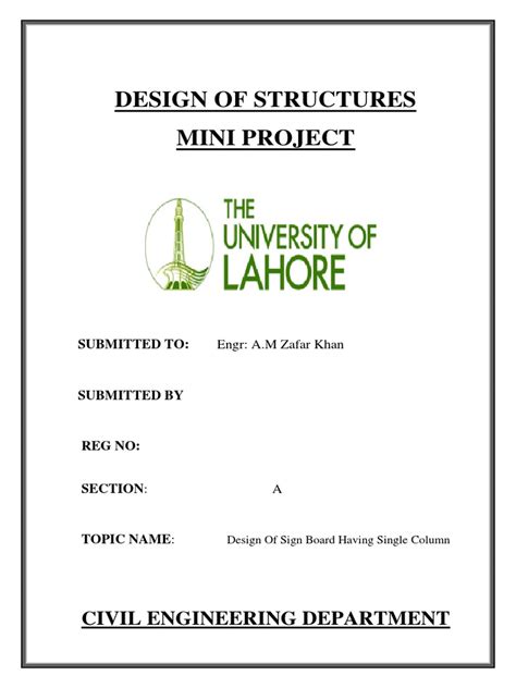 Download Mini Project On Civil Engineering Topics Files 