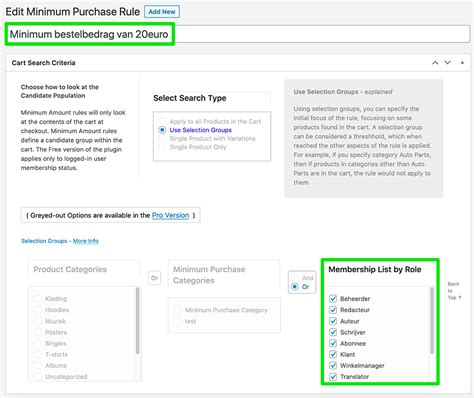 minimum bestelbedrag