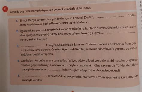 minimum boşluk ingilizcesi. 