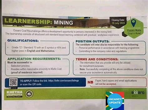Mining Learnerships At Beatrix