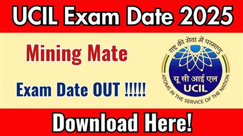 Mining Mate Exam Date In 2017 Check Results 2017