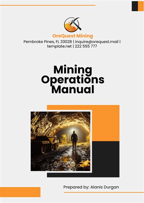 Full Download Mining Operations Technical Manual 