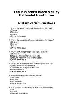 minister black veil open test answers