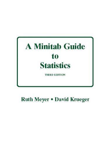 Minitab Guide To Statistics A