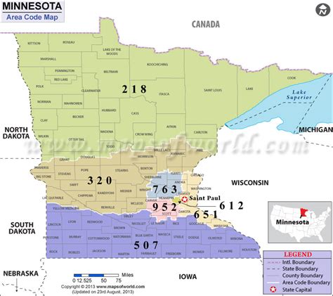 minnesota area code