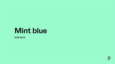 mint color blue