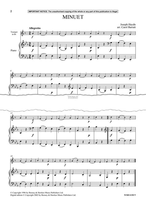 minuet fj haydn biography