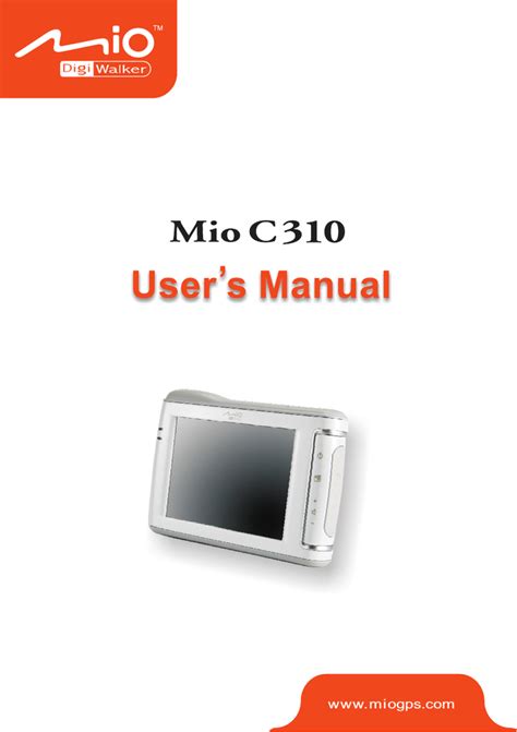 Full Download Mio C310 User Guide 