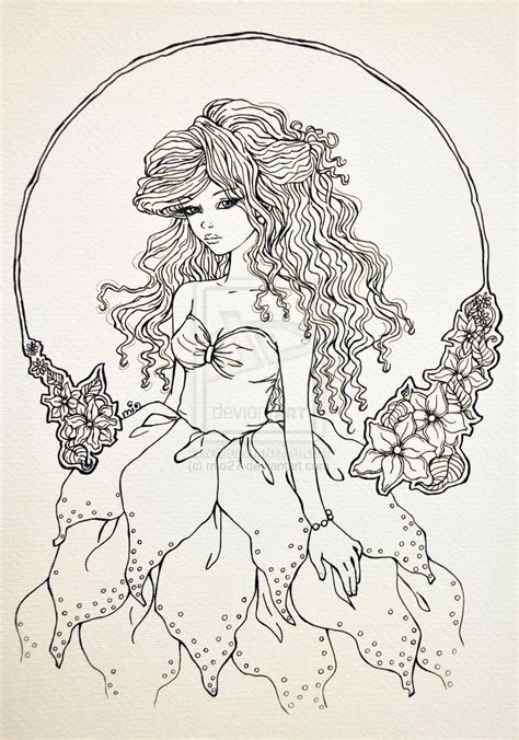 mio257 by mio27 on DeviantArt (With images) Fairy coloring pages
