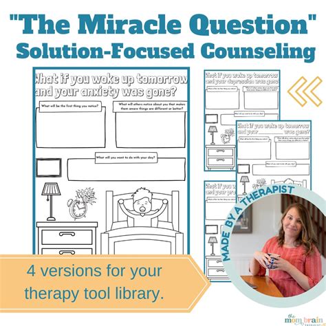 Miracle Question Solution Focused Worksheet