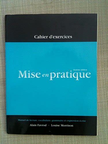 Download Mise En Pratique Favrod And Morrison 6Th Edition Pdf Book 