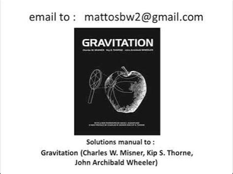 Misner Gravitation Exercise Solution