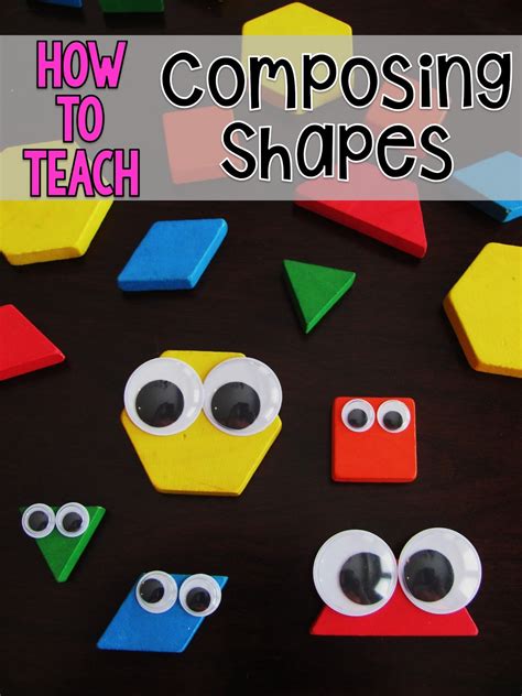 Miss Giraffeu0027s Class Composing Shapes In 1st Grade First Grade Composite Shapes Worksheet - First Grade Composite Shapes Worksheet