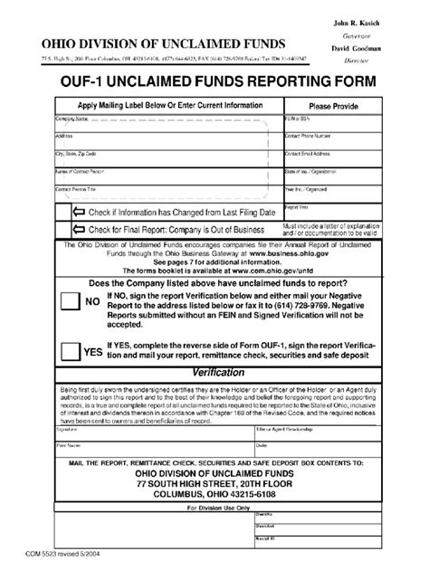 missing money ohio