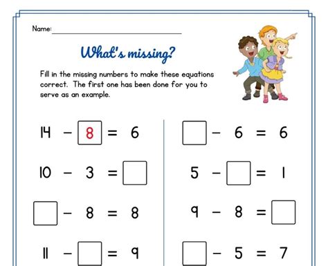 Missing Number In Subtraction Ideas Examples How To Missing Digit Addition And Subtraction - Missing Digit Addition And Subtraction