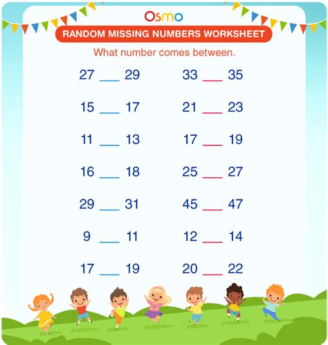 Missing Number Worksheets K5 Learning Write The Missing Number Worksheets - Write The Missing Number Worksheets