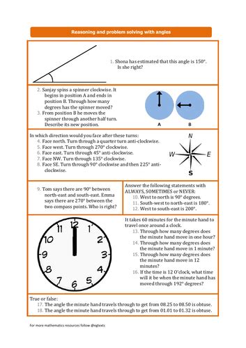 Download Missing Angles Word Problems With Solutions 