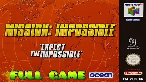 Mission Impossible N64 Walkthrough