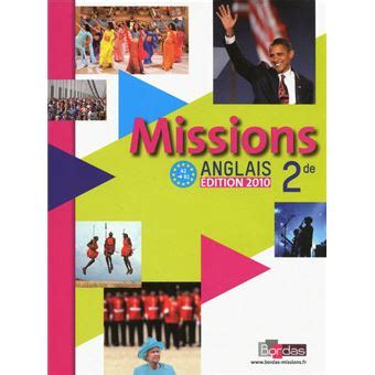 Missions 2de A Cd Audio Classe