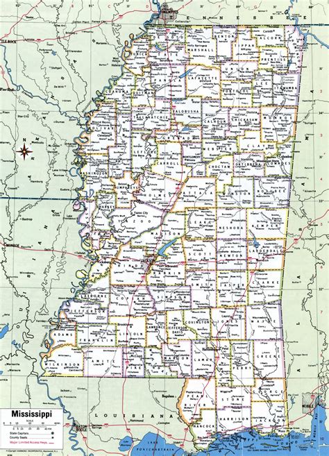 mississippi map