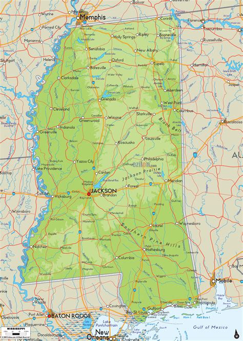 mississippi maps
