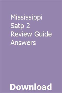 Read Online Mississippi Satp 2 Review Guide Answers 