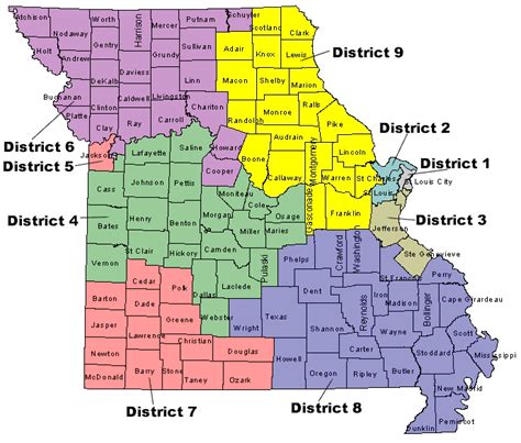 Missouri Public Schools District Map