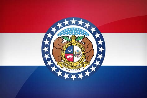 Missouri State Flag Printable State Of Missouri Flag Missouri State Flag Coloring Page - Missouri State Flag Coloring Page