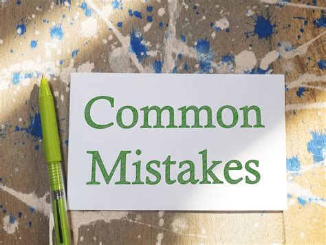 mistake correction rules