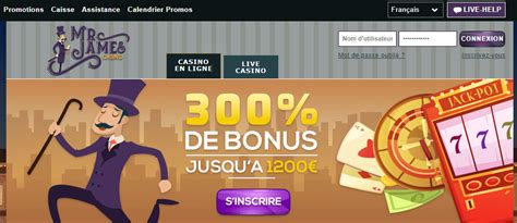 mister james casino avis lxma