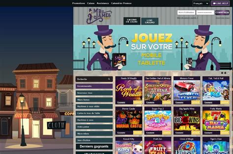 mister james casino review france