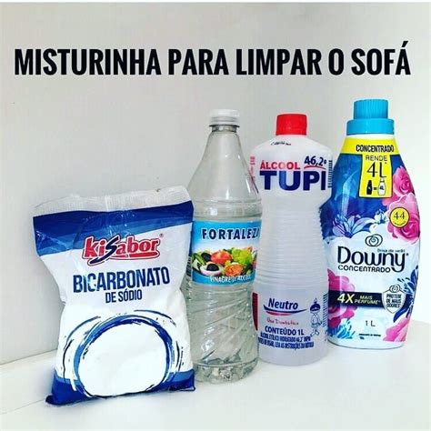 Misturinha Para Limpar Sofá